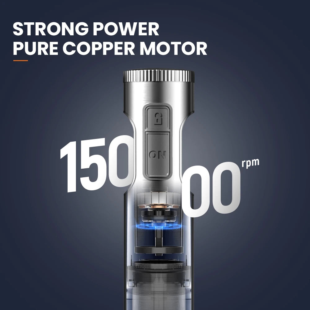 ROUNY 4-in-1 Hand Immersion Blender 1000W Powerful, Stainless Steel Stick Food Mixer,700ml Mixing Beaker,500ml Processor, Whisk