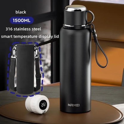 2L Thermos Insulated Water Bottle Hot Water Bottle Vacuum Flask Smart coffee drinkware cup Stainless Steel Double Wall Kettles