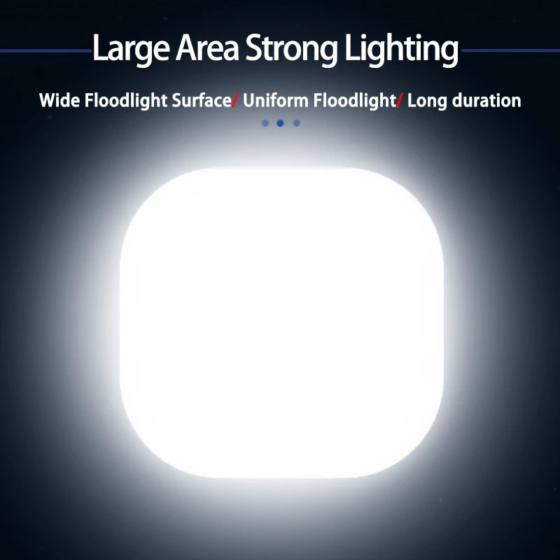 MOSLIGHTING Rechargeable Camping Strong Light with Magnet Zoom Portable Torch Tent Light Work Car Maintenance Lighting LED USB