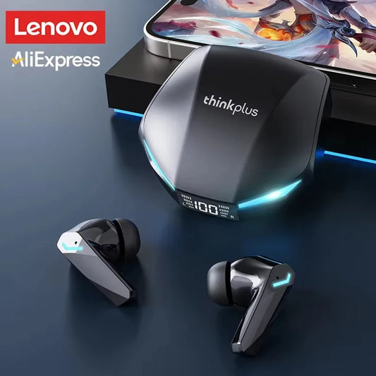 New Lenovo XT53 Wireless Upgrade Bluetooth 5.4 Earphones LED Digital Display Waterproof Headphones Low Latency Gaming Earbuds
