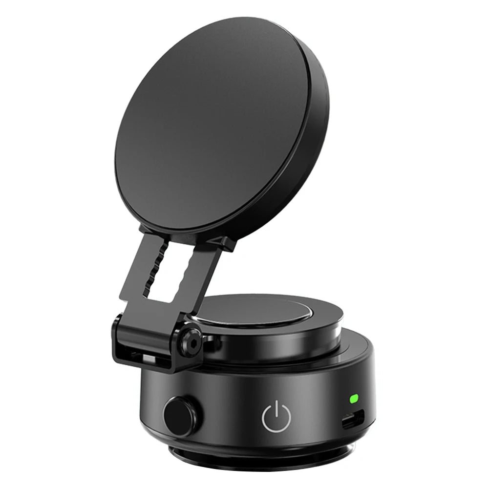 For Magsafe Magnetic Vacuum Car Phone Holder 360° Rotatable Folding Intelligent Car Mount Magnetic Car Stable Holder for iPhone