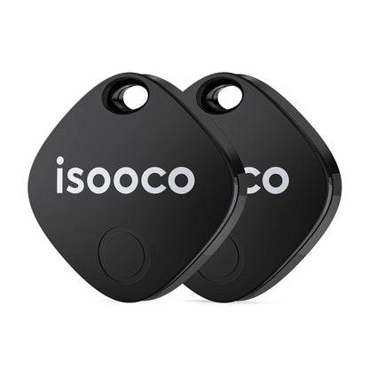 1/2/3/4pcs isooco Mini Car Locator Anti-lost Wallet Keychain Smart Tag Bluetooth Tracker Key Item Finder Use Find My (IOS Only)