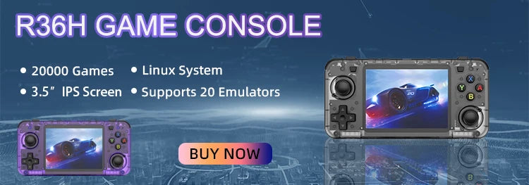 R36S Handheld Game Console 3.5Inch IPS Screen 128G Classic Retro Games Consoles Arkos System Portable Pocket Video Game Player