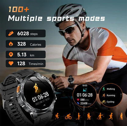 T-Rex 3 Military Grade 1000mAh Battery Smart Watch IP68 Waterproof GPS Bluetooth call AMOLED HD Men Sports 2025 New Smartwatch