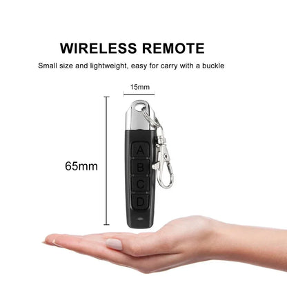 RF Clone Wireless remote control electric gate control 433mhz remote control for garage door remote control water pump
