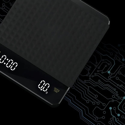 High-precision Electronic Coffee Scale with Waterproof Pad LED Display USB Timing Professional Home Coffee Accessories 3kg/0.1g