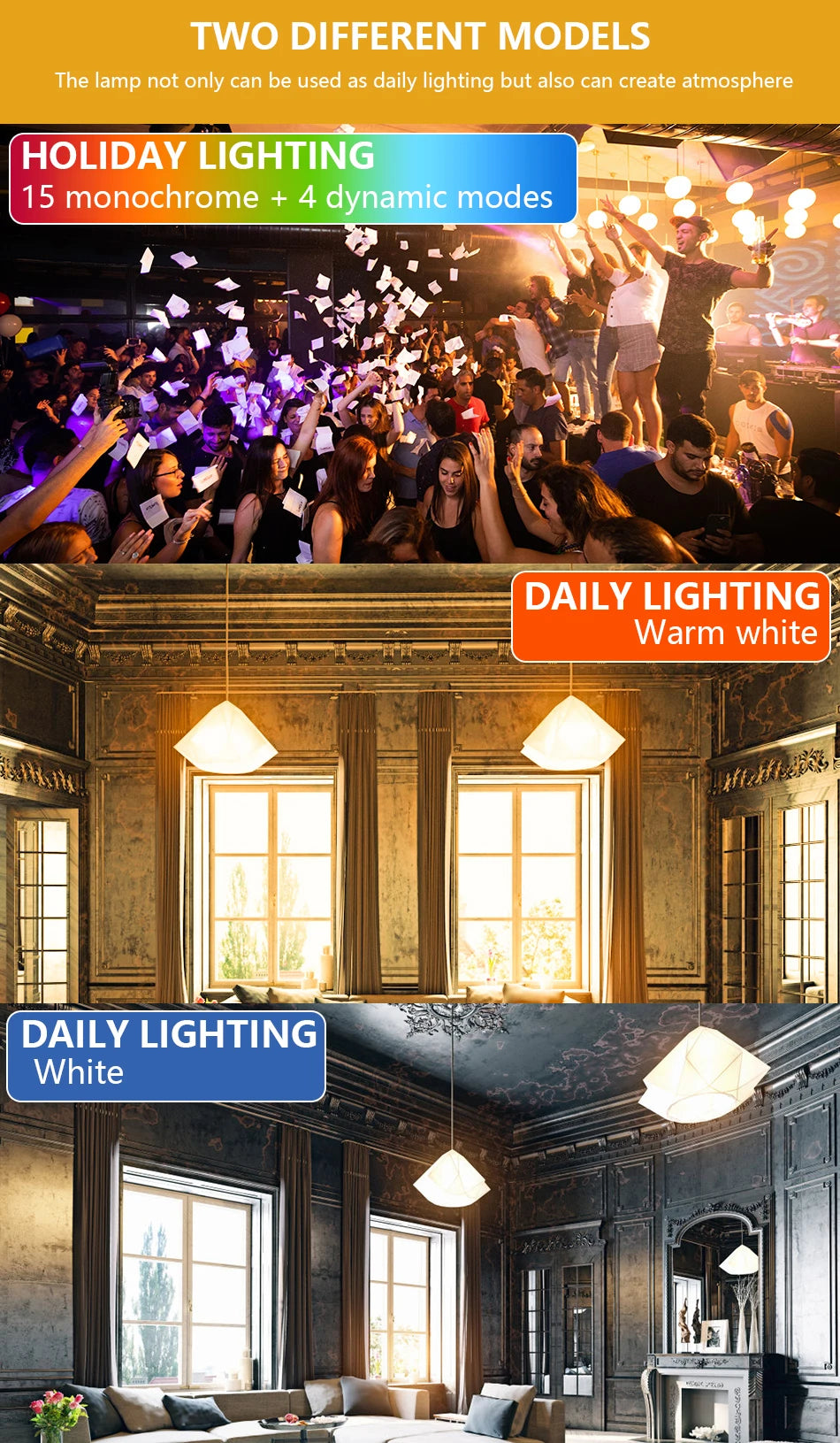 LED RGB Lamp Spotlight Bulb E27 E14 GU10 B22 AC120V 230V Bombillas LED 6W 10W IR Remote Control Led Smart RGBW Lamp Home Decor