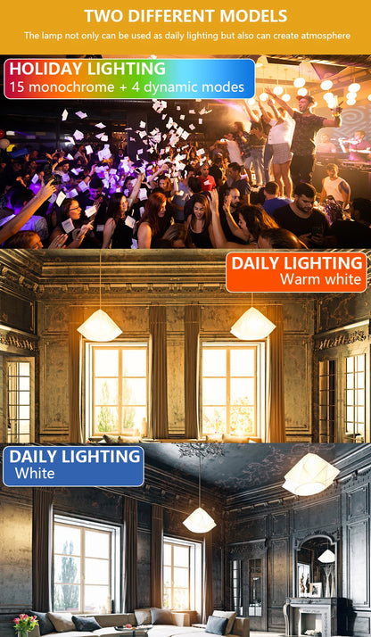 LED RGB Lamp Spotlight Bulb E27 E14 GU10 B22 AC120V 230V Bombillas LED 6W 10W IR Remote Control Led Smart RGBW Lamp Home Decor