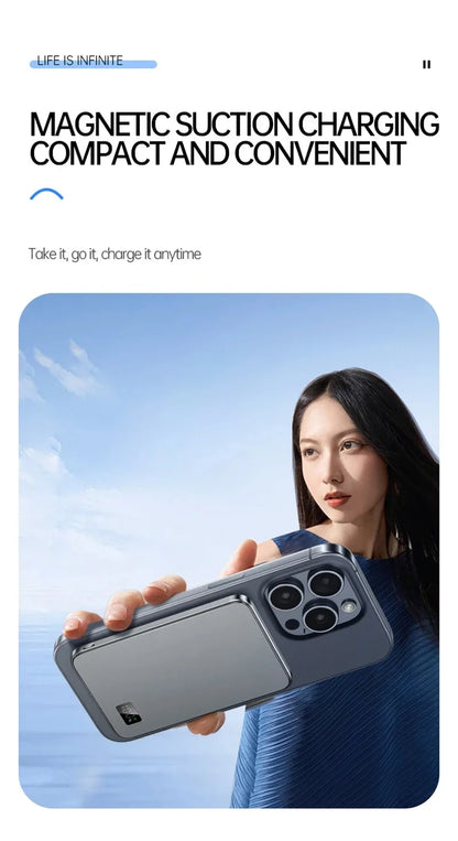 Xiaomi 10000mAh Thin Magnetic Wireless Power Bank PD20W Fast Charging Portable External Battery for Magsafe For iPhone Samsung