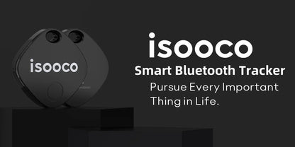 1/2/3/4pcs isooco Mini Car Locator Anti-lost Wallet Keychain Smart Tag Bluetooth Tracker Key Item Finder Use Find My (IOS Only)