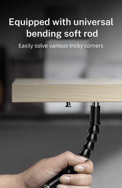 Electric Screwdriver Cordless, Rechargeable Power Screwdrivers Set, Automatic Home Repair USB Cable Tool Kit with LED Lights