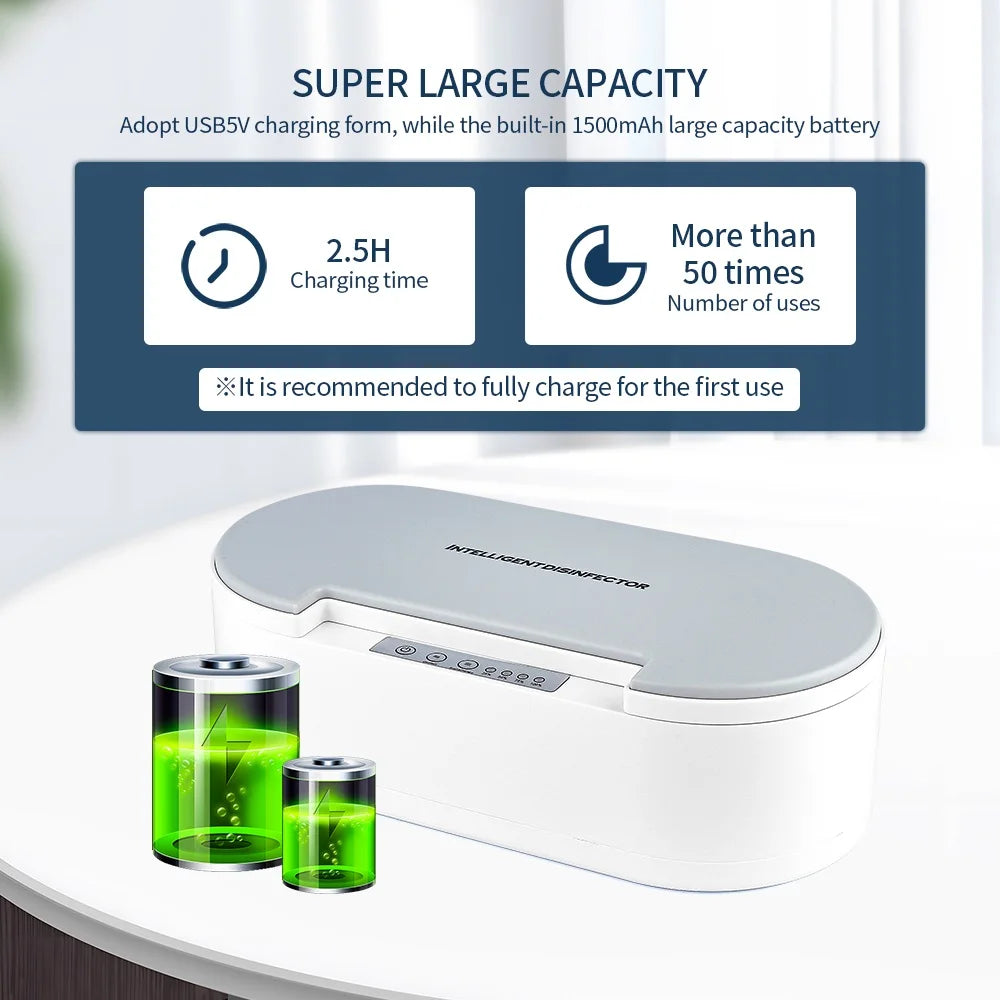 Electric UV Sterilizer Aromatherapy Disinfection Box for Jewelry Glasses Phone Nail Manicure Make Up Tools