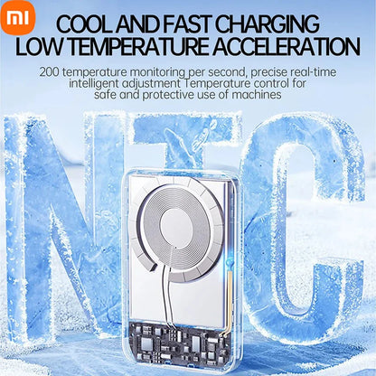 Xiaomi 10000mAh Thin Magnetic Wireless Power Bank PD20W Fast Charging Portable External Battery for Magsafe For iPhone Samsung