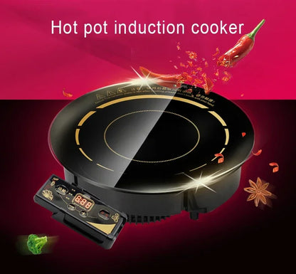 Mini Electric Magnetic Induction Cooker Wire control Embedded Hotpot Hob Burner Waterproof hot pot Tea Boiler Stove Cooktop 800W