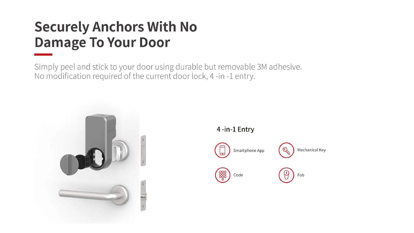 A1 Pro Bluetooth Smart Door Lock Tuya APP Remote Control Keyless Unlock Smart Life Cylinder DIY Easy Installation