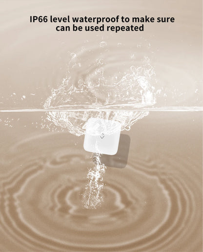 Tiny Water Leakage Smart Sensor ZigBee Smart Leakage Detector Alarm Supports tuya/Home Assistant/eWeLink for Smart Home Security