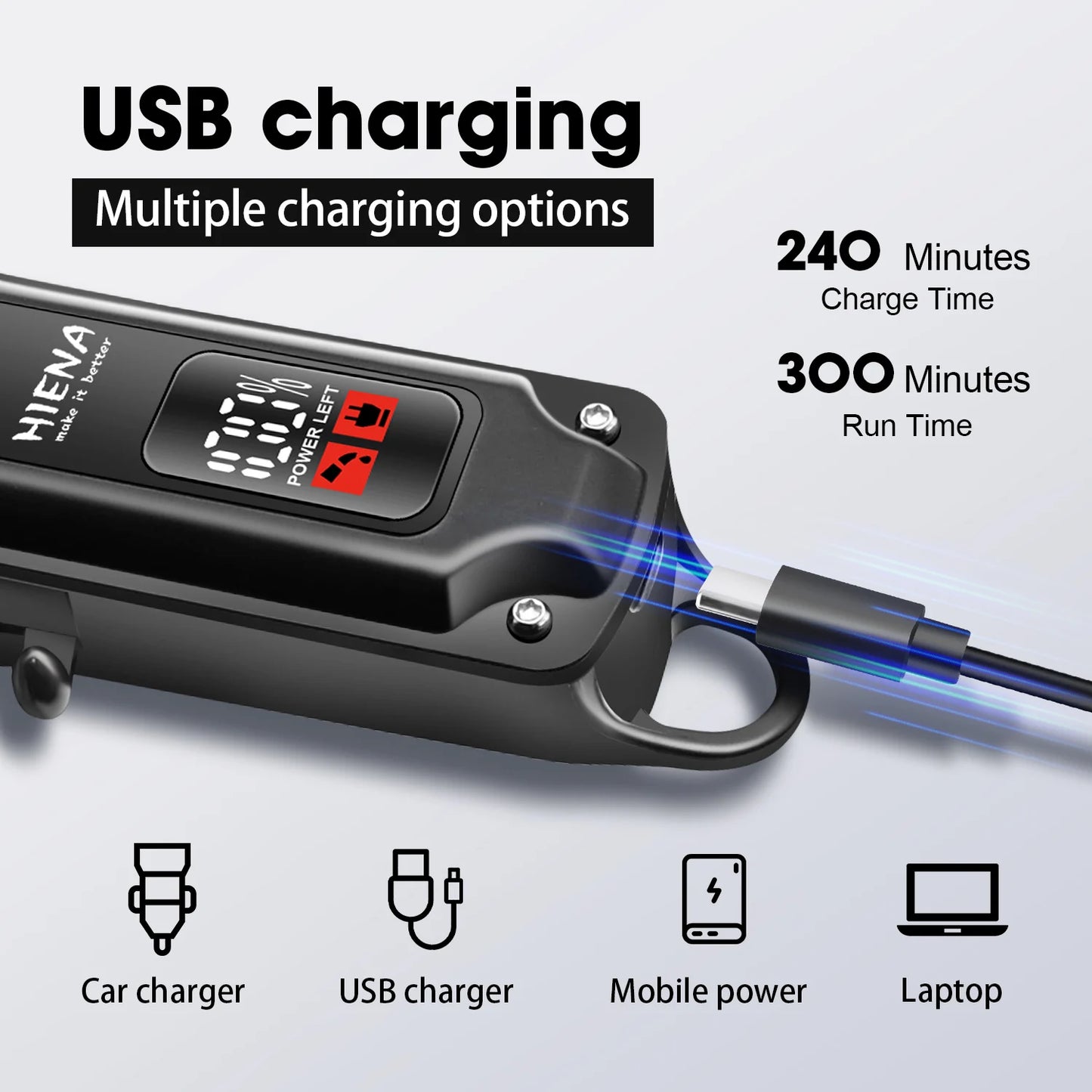 HIENA hair clipper Shaver Professional electric scissors push Barber shop hair trimmers Hair cutting machine trimmer for men