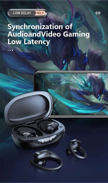 New Lenovo LP75 TWS Sports Earphones Bluetooth 5.3 Wireless Headphones Waterproof HiFi Stereo Noise Reduction Earbuds with Mics