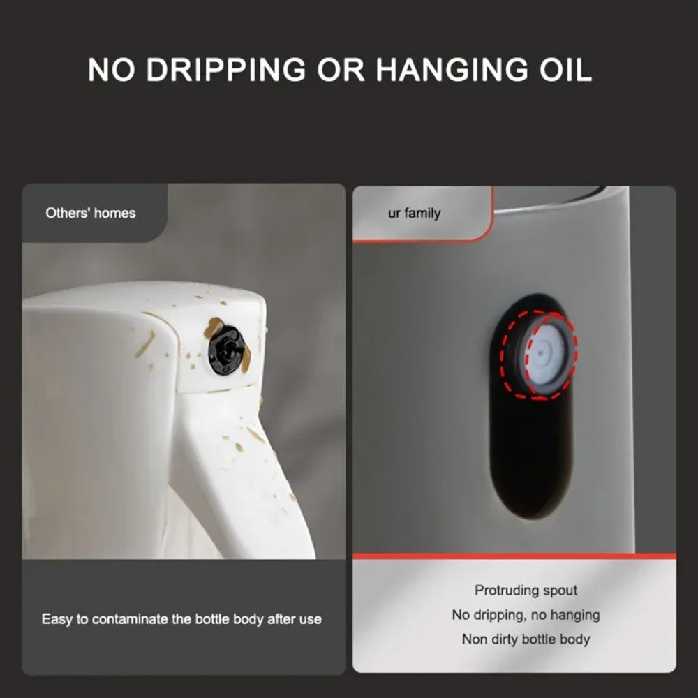 250ML Oil Sprayer High Borosilicate Glass BPA Free Cooking Oil Mister Olive Oil Sprayer for Air Fryer Salad BBQ Kitchen Gadget