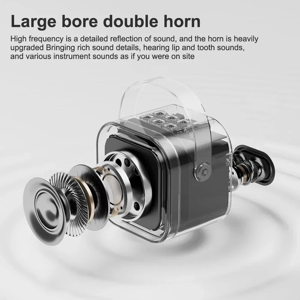 K12 Wireless Bluetooth Speaker with 2 Microphone RGB Portable Music Player Karaoke Machine for  Family Singing Children's Gifts