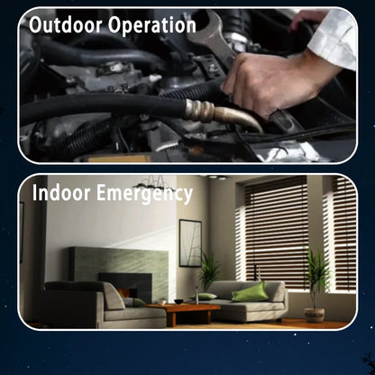 MOSLIGHTING Rechargeable Camping Strong Light with Magnet Zoom Portable Torch Tent Light Work Car Maintenance Lighting LED USB