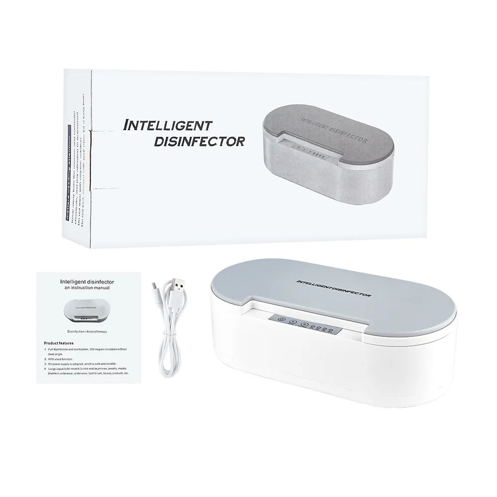 Electric UV Sterilizer Aromatherapy Disinfection Box for Jewelry Glasses Phone Nail Manicure Make Up Tools