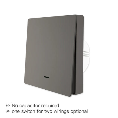 MOES Smart Light Switch Tuya ZigBee No Neutral Wire No Capacitor Needed Smart Life 2/3 Way Works with Alexa Google Home 2mqtt