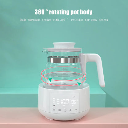 1.2L Electric Water Kettle Infant Thermostatic Milk Regulator Baby Kettle Keep Warm 24 Hours Smart Insulation Pot Milk Warmer