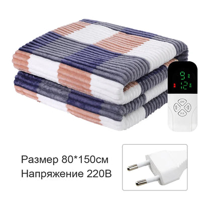 Electric Bed Sheet Heated 220V Blankets Heated Electric Sheet Intelligent Controller EU Plug Home Living Room Office Winter Use