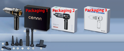 CENRR 998000PA Car Vacuum Cleaner Powerful Portable HandHeld Vacuum Cleaner For Car Wireless Cleaner Robot Car Accessories