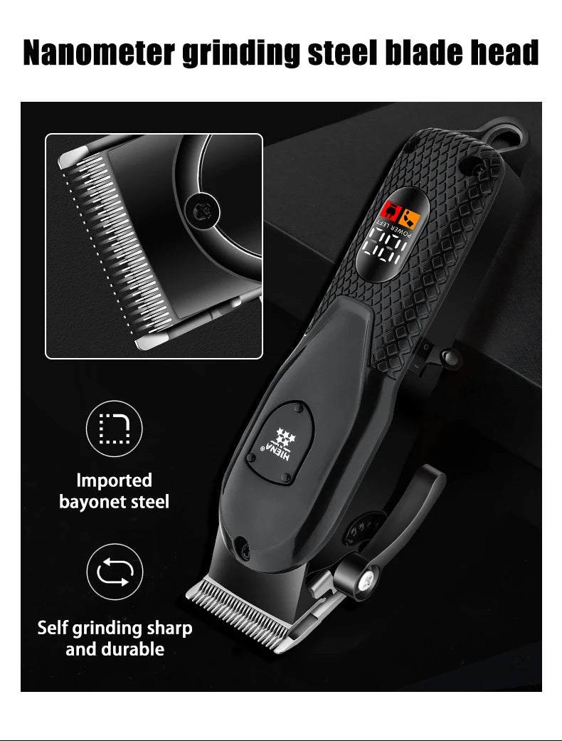 HIENA hair clipper Shaver Professional electric scissors push Barber shop hair trimmers Hair cutting machine trimmer for men