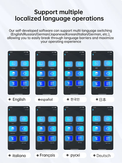 DAJA DJ6 Mini Portable Laser Engraver Diy Bluetooth Machine Painted Dog Tag Paper Leather Wooden Plastic Logo CNC Machine