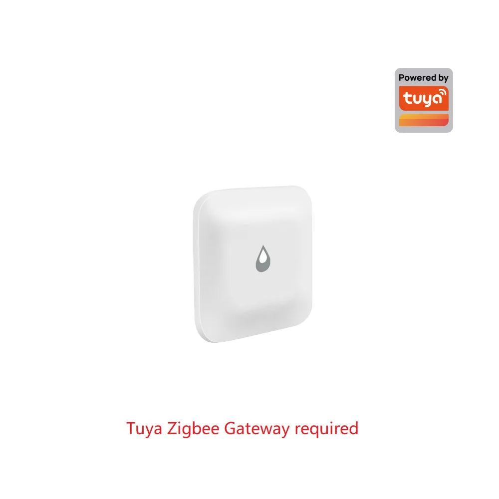 Tiny Water Leakage Smart Sensor ZigBee Smart Leakage Detector Alarm Supports tuya/Home Assistant/eWeLink for Smart Home Security
