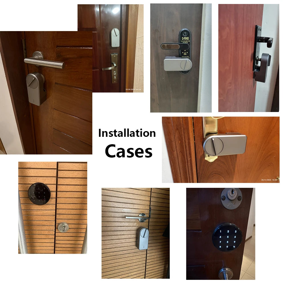 A1 Pro Bluetooth Smart Door Lock Tuya APP Remote Control Keyless Unlock Smart Life Cylinder DIY Easy Installation