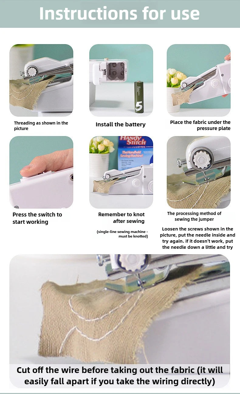 Sewing machine household small multi-function portable mini DIY manual tailor sewing machine manual sewing machine