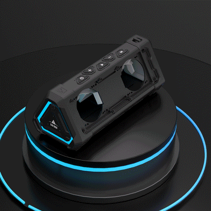 MLOVE P3 Outdoor Bluetooth Speaker, 40W Output Power Bluetooth 5.3 Speaker ,Stereo Sound IPX7 Waterproof,Micro SD Card,RGB Light