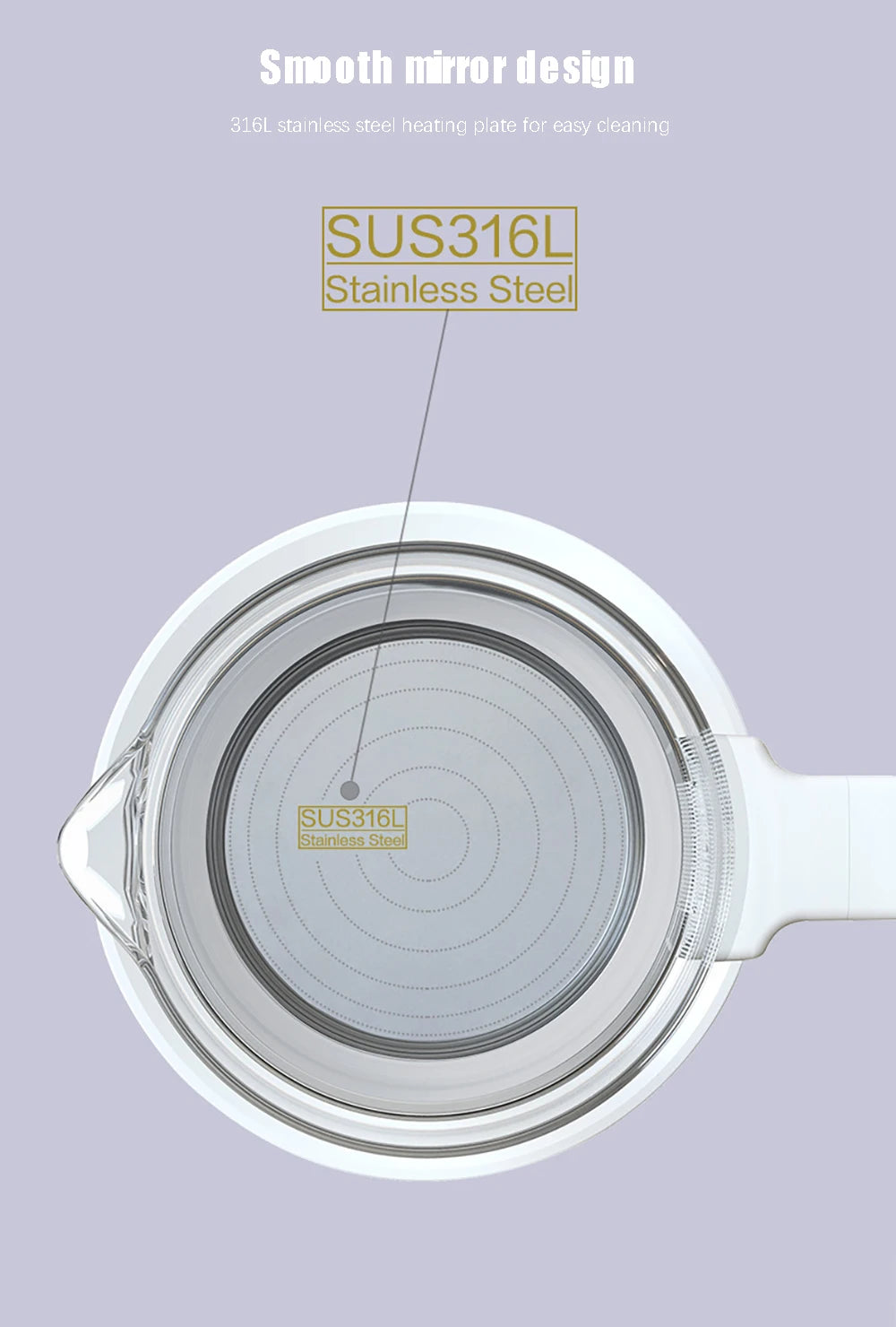 1.2L Electric Water Kettle Infant Thermostatic Milk Regulator Baby Kettle Keep Warm 24 Hours Smart Insulation Pot Milk Warmer