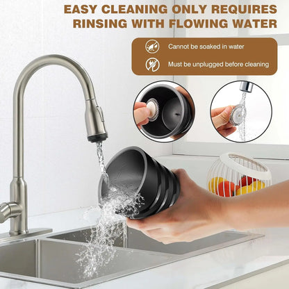 Milk Frother 4-in-1 Electric Milk Frother w/4 Modes Electric Milk Frother for Cappuccino, Latte, Mocha, Macchiato, Hot Chocolate