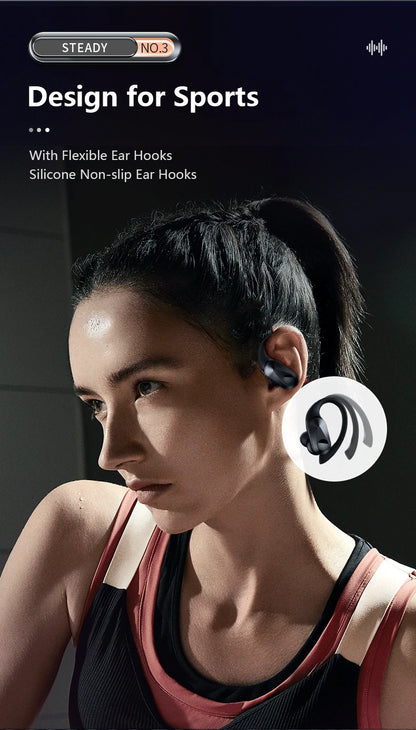 New Lenovo LP75 TWS Sports Earphones Bluetooth 5.3 Wireless Headphones Waterproof HiFi Stereo Noise Reduction Earbuds with Mics
