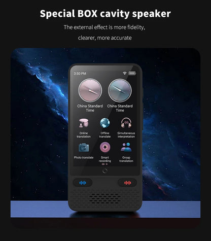 Language Translator Device AI Translation Support ChatGPT 138 Languages Translation Two Way Real Time Voice Translation with
