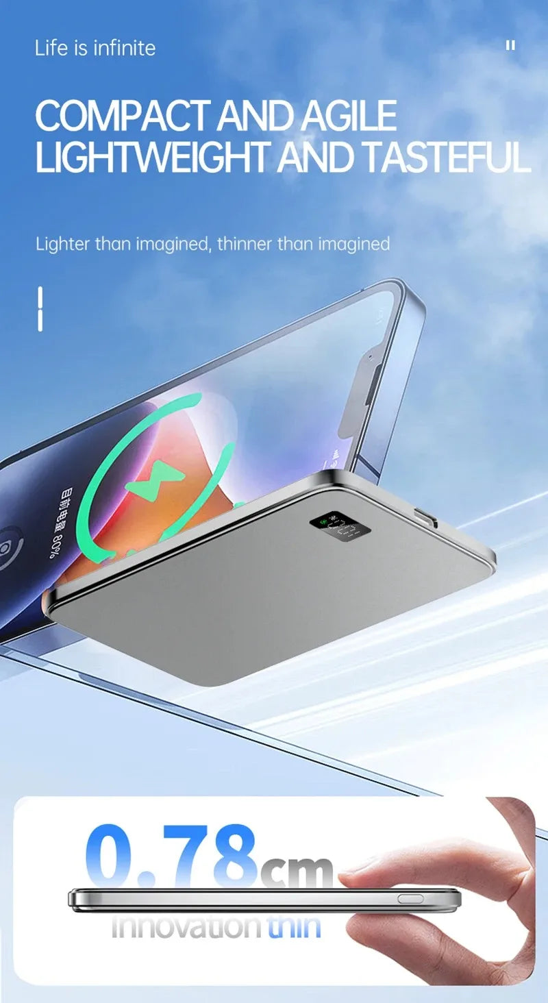 Xiaomi 10000mAh Thin Magnetic Wireless Power Bank PD20W Fast Charging Portable External Battery for Magsafe For iPhone Samsung