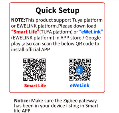 Tiny Water Leakage Smart Sensor ZigBee Smart Leakage Detector Alarm Supports tuya/Home Assistant/eWeLink for Smart Home Security