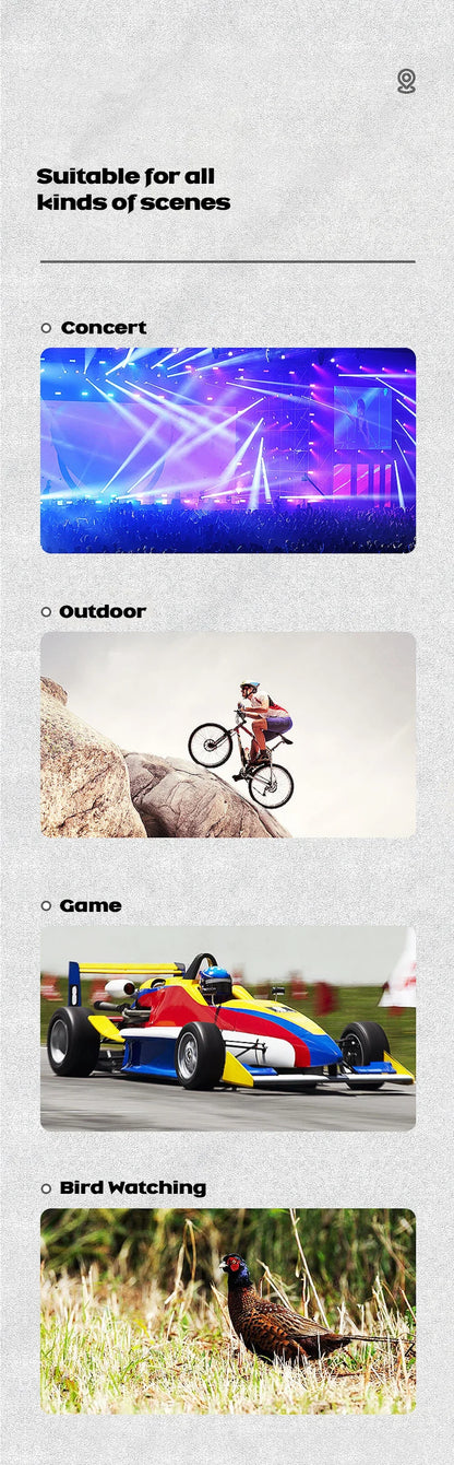 Portable HD BAK4 Long Range Binoculars