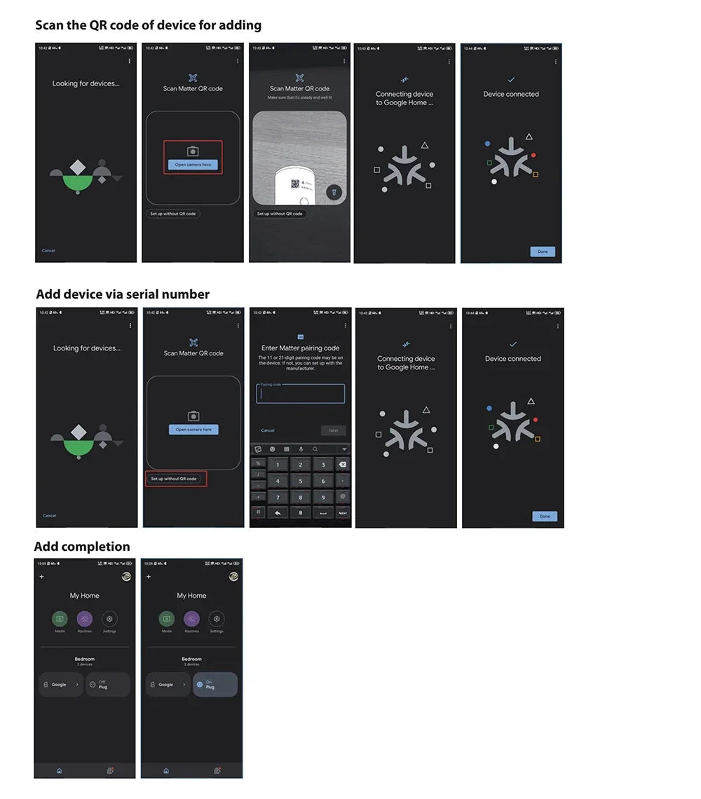 Matter Smart Socket UK WiFi Smart Plug 16A Mini Home Appliance Outlet Voice App Control Work with Alexa Google Home HomeKit Siri