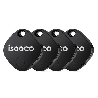 1/2/3/4pcs isooco Mini Car Locator Anti-lost Wallet Keychain Smart Tag Bluetooth Tracker Key Item Finder Use Find My (IOS Only)