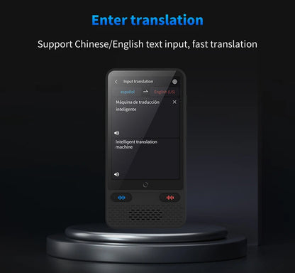 Language Translator Device AI Translation Support ChatGPT 138 Languages Translation Two Way Real Time Voice Translation with