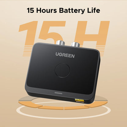 UGREEN AUX Bluetooth Receiver LDAC AAC Hi-Fi 3.5mm Jack 2RCA RCA Audio Bluetooth 6.0 Adapter Receivers 15h For Car Speaker PC