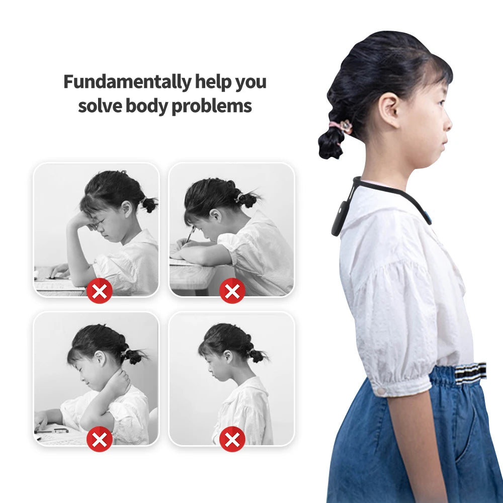 Smart Posture Corrector Device Posture Training Realtime Scientific Back Posture Correct Neck Hump Corrector Adult Kid Health