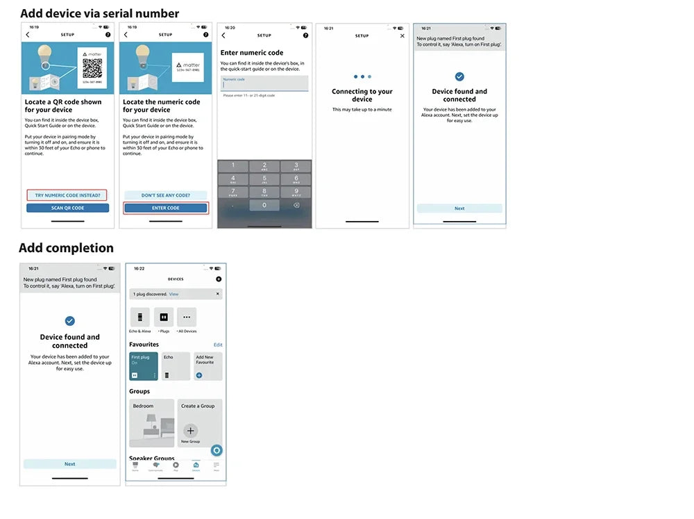 Matter Smart Socket UK WiFi Smart Plug 16A Mini Home Appliance Outlet Voice App Control Work with Alexa Google Home HomeKit Siri