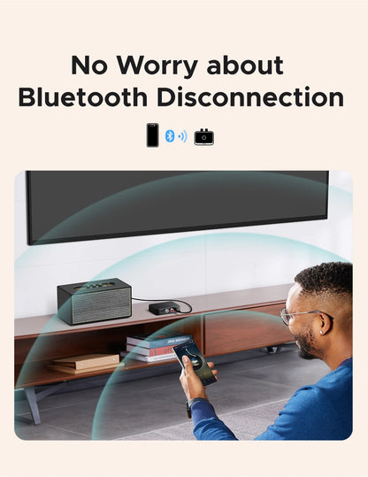 UGREEN AUX Bluetooth Receiver LDAC AAC Hi-Fi 3.5mm Jack 2RCA RCA Audio Bluetooth 6.0 Adapter Receivers 15h For Car Speaker PC